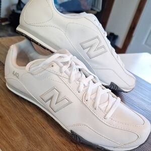 New Balance White and Gray Athletic Shoes